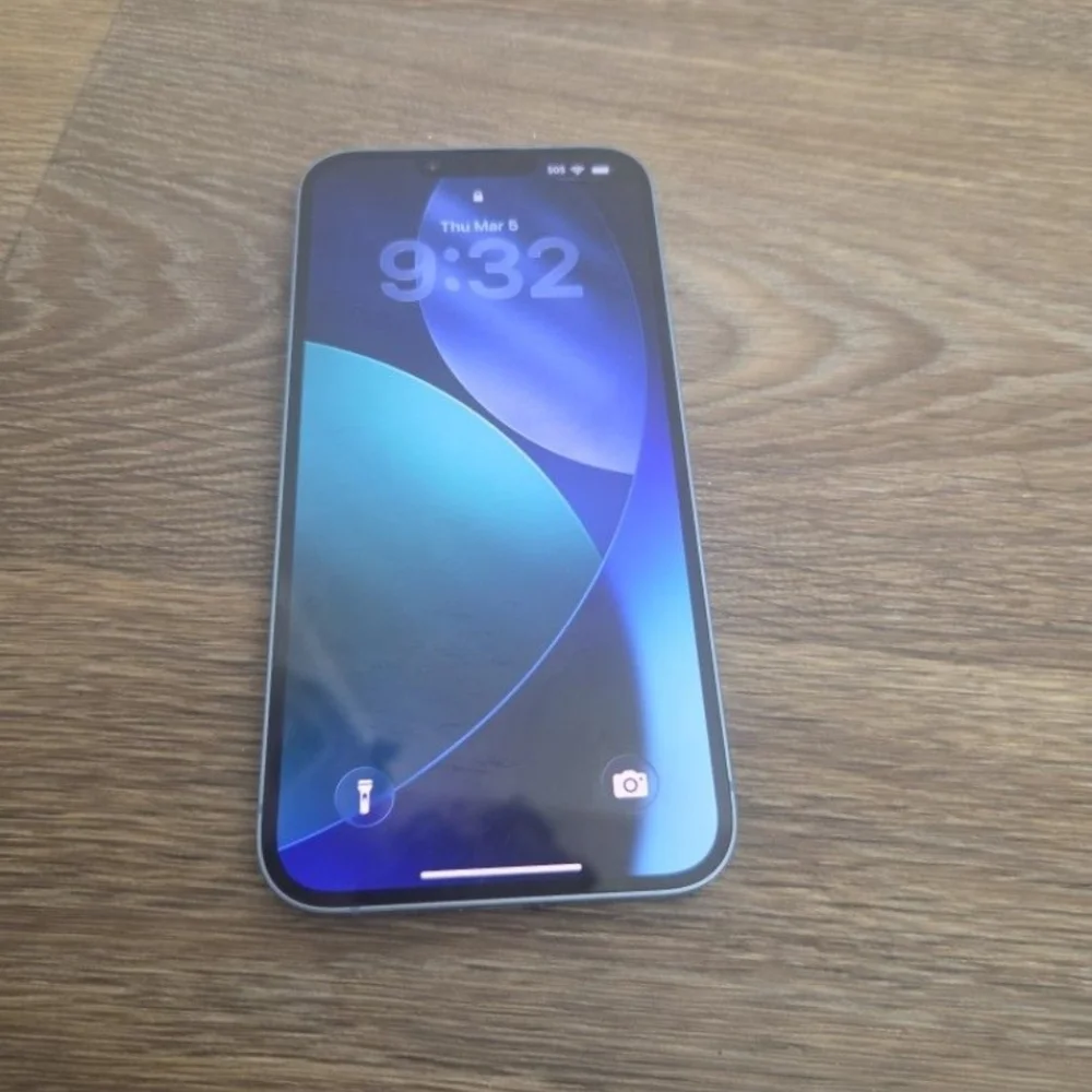 Apple iPhone in Blue Gradient Finish - Touchscreen Smartphone